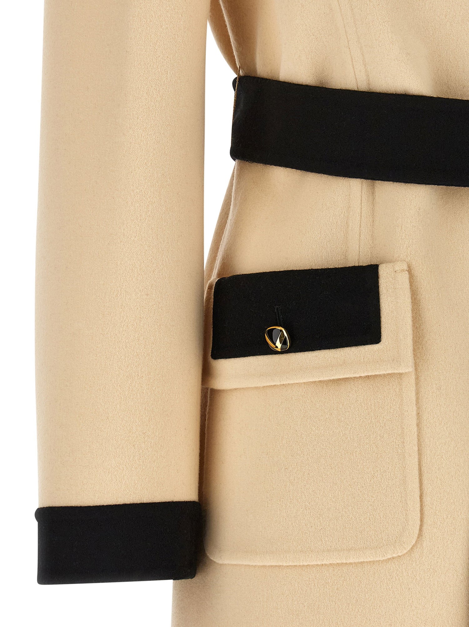 Valentino Garavani Wool Coat Beige