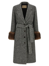 Valentino Garavani Mossi Coat White/Black