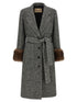 Valentino Garavani Mossi Coat White/Black