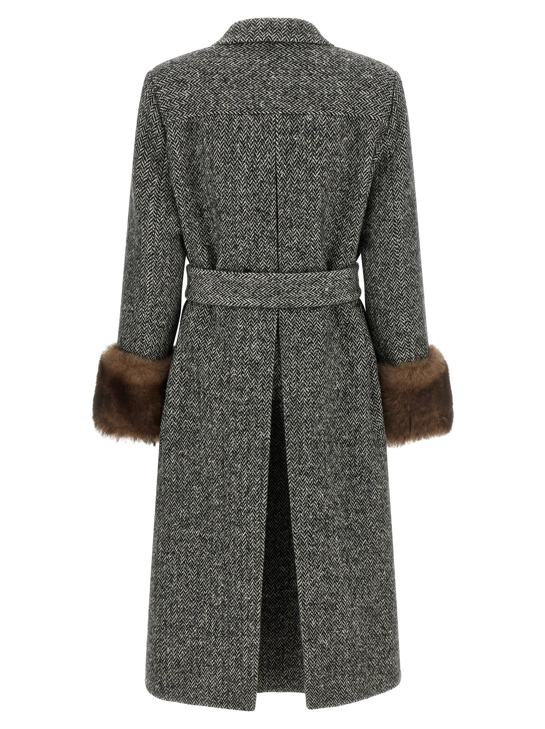 Valentino Garavani Mossi Coat White/Black