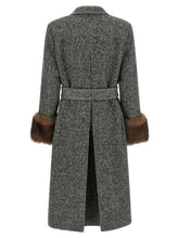 Valentino Garavani Mossi Coat White/Black