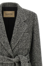 Valentino Garavani Mossi Coat White/Black