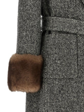 Valentino Garavani Mossi Coat White/Black