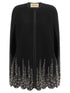 Valentino Garavani Compact Drap Cape Black  