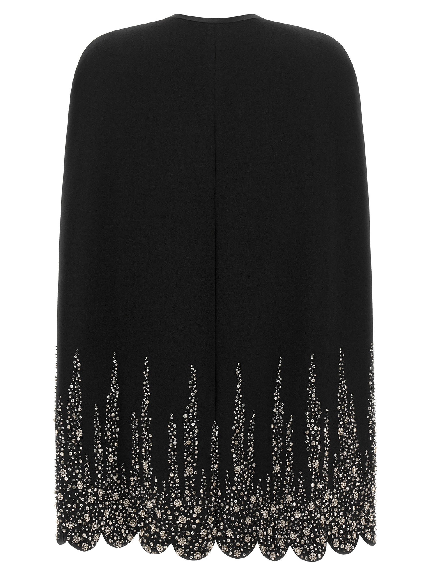 Valentino Garavani Compact Drap Cape Black  
