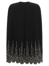 Valentino Garavani Compact Drap Cape Black  