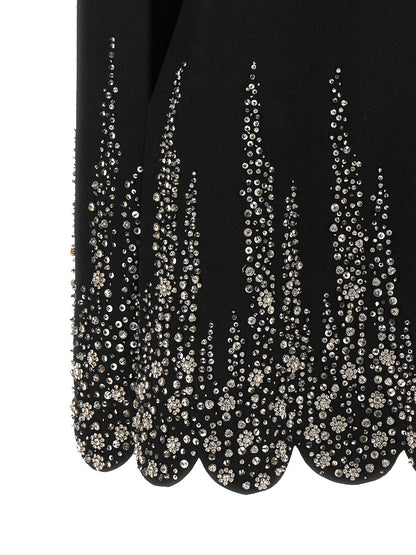 Valentino Garavani Compact Drap Cape Black  