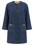 Valentino Garavani Vgold Dress Blue