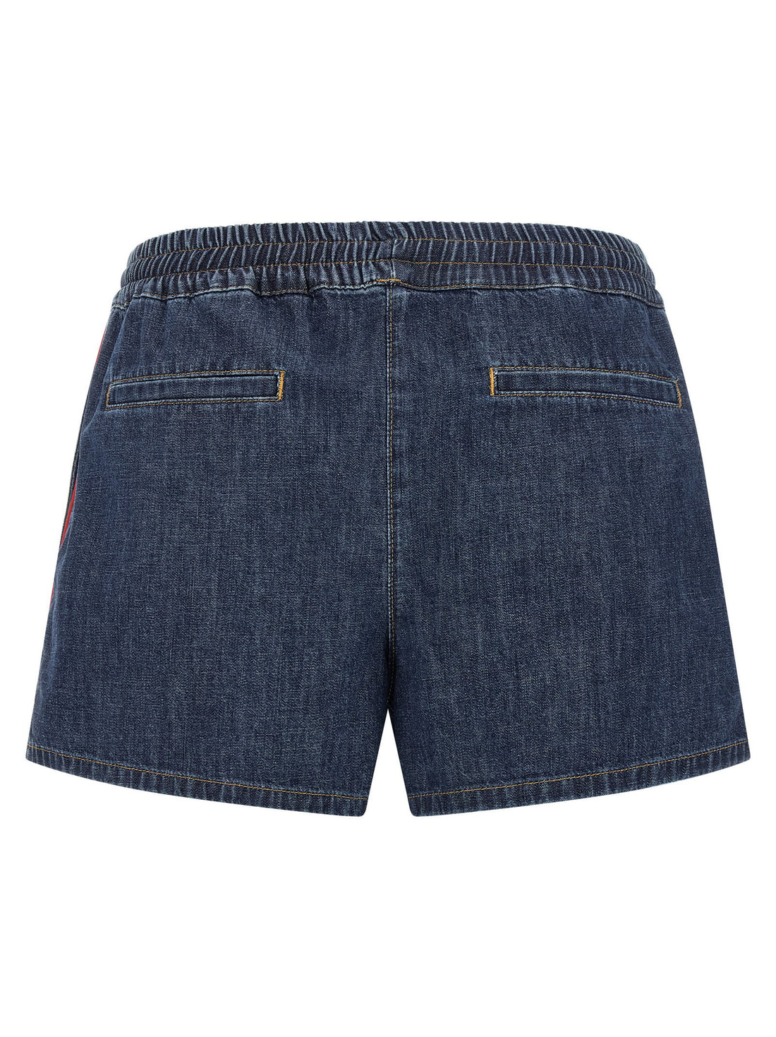 Valentino Garavani Chambray Denim Shorts Blue