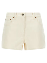 Valentino Garavani Vgold Shorts Beige