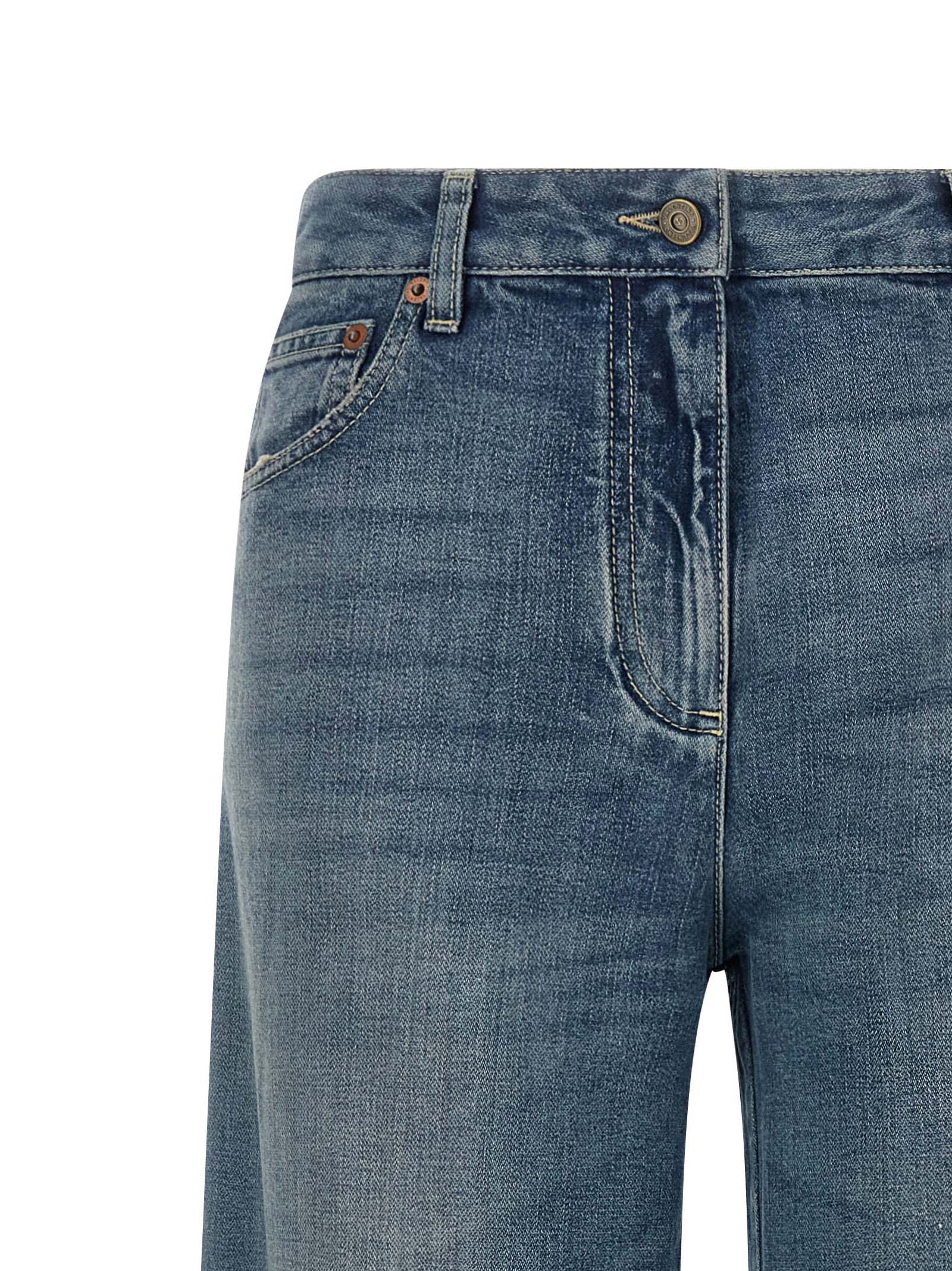 Valentino Garavani Vgold Jeans Blue