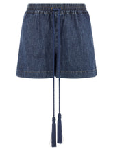 Valentino Garavani Vgold Shorts Blue