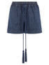 Valentino Garavani Vgold Shorts Blue