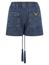 Valentino Garavani Vgold Shorts Blue