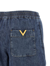 Valentino Garavani Vgold Shorts Blue