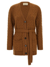 Valentino Garavani Vlogo Signature Cardigan Brown