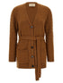 Valentino Garavani Vlogo Signature Cardigan Brown