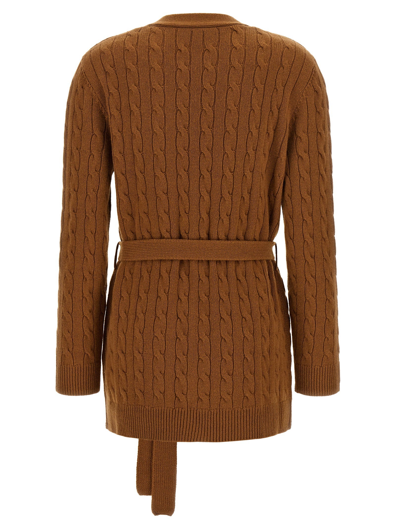 Valentino Garavani Vlogo Signature Cardigan Brown