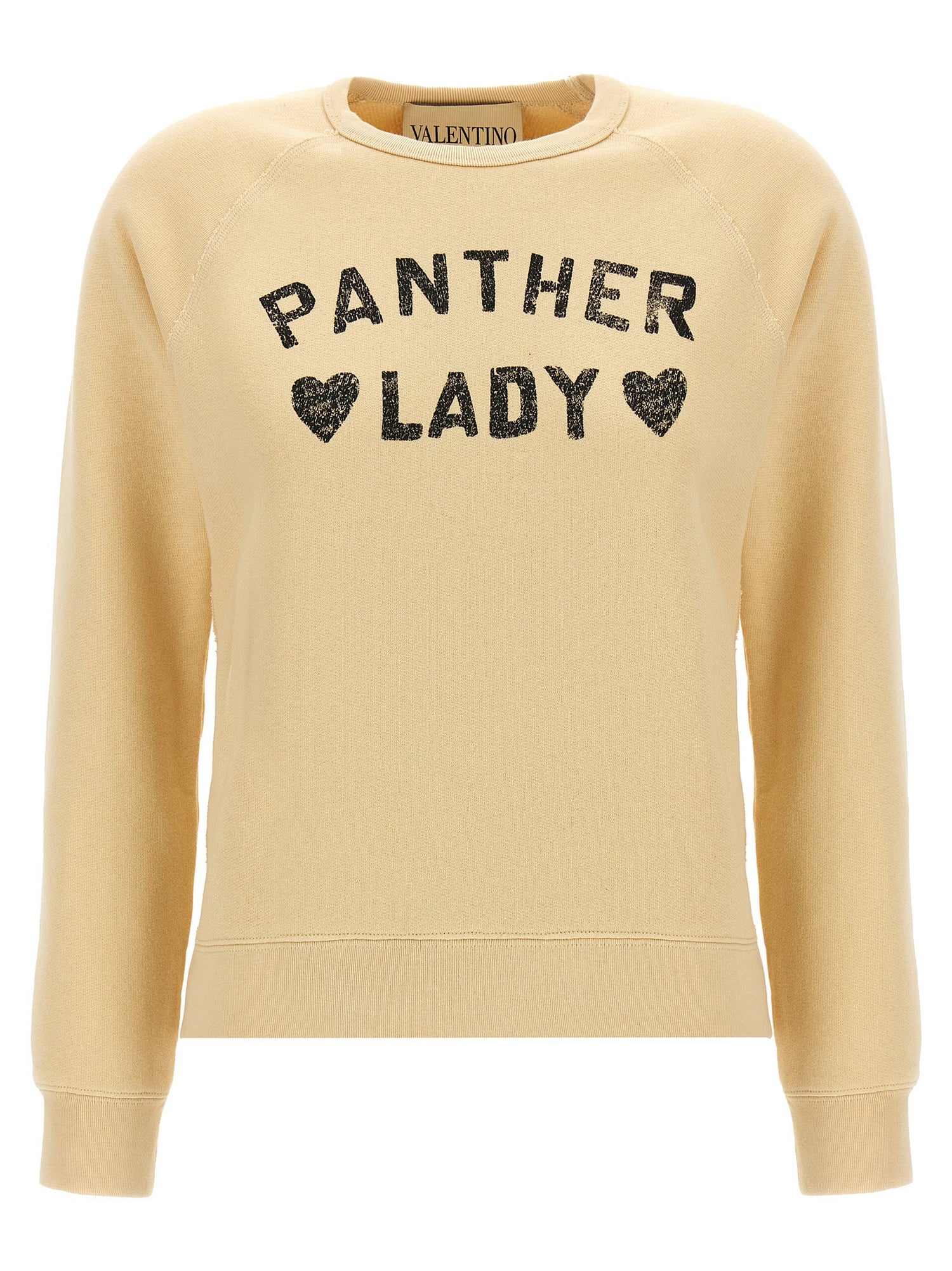 Valentino Garavani Panther Lady Sweatshirt Beige
