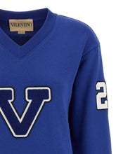 Valentino Garavani Chat De La Maison Sweatshirt Blue