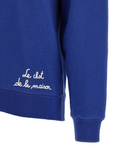 Valentino Garavani Chat De La Maison Sweatshirt Blue