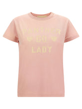 Valentino Garavani Panther Lady T-shirt Pink