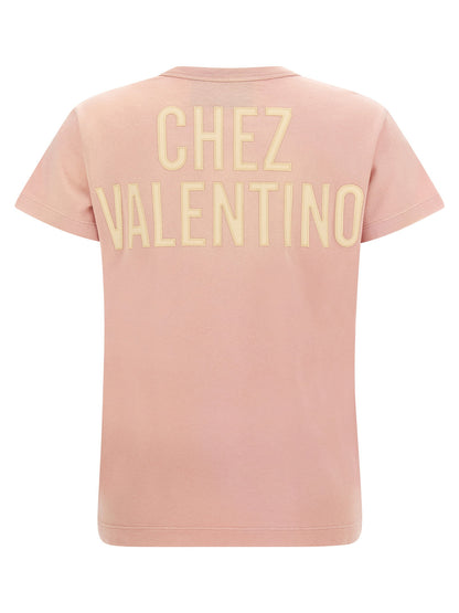 Valentino Garavani Panther Lady T-shirt Pink