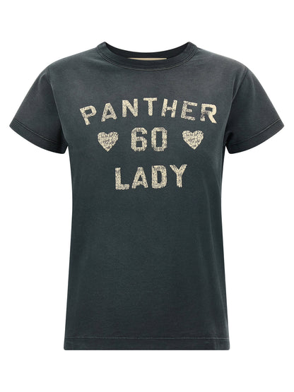 Valentino Garavani Panther Lady T-shirt Gray