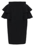 Valentino Garavani Crepe Couture Skirt Black
