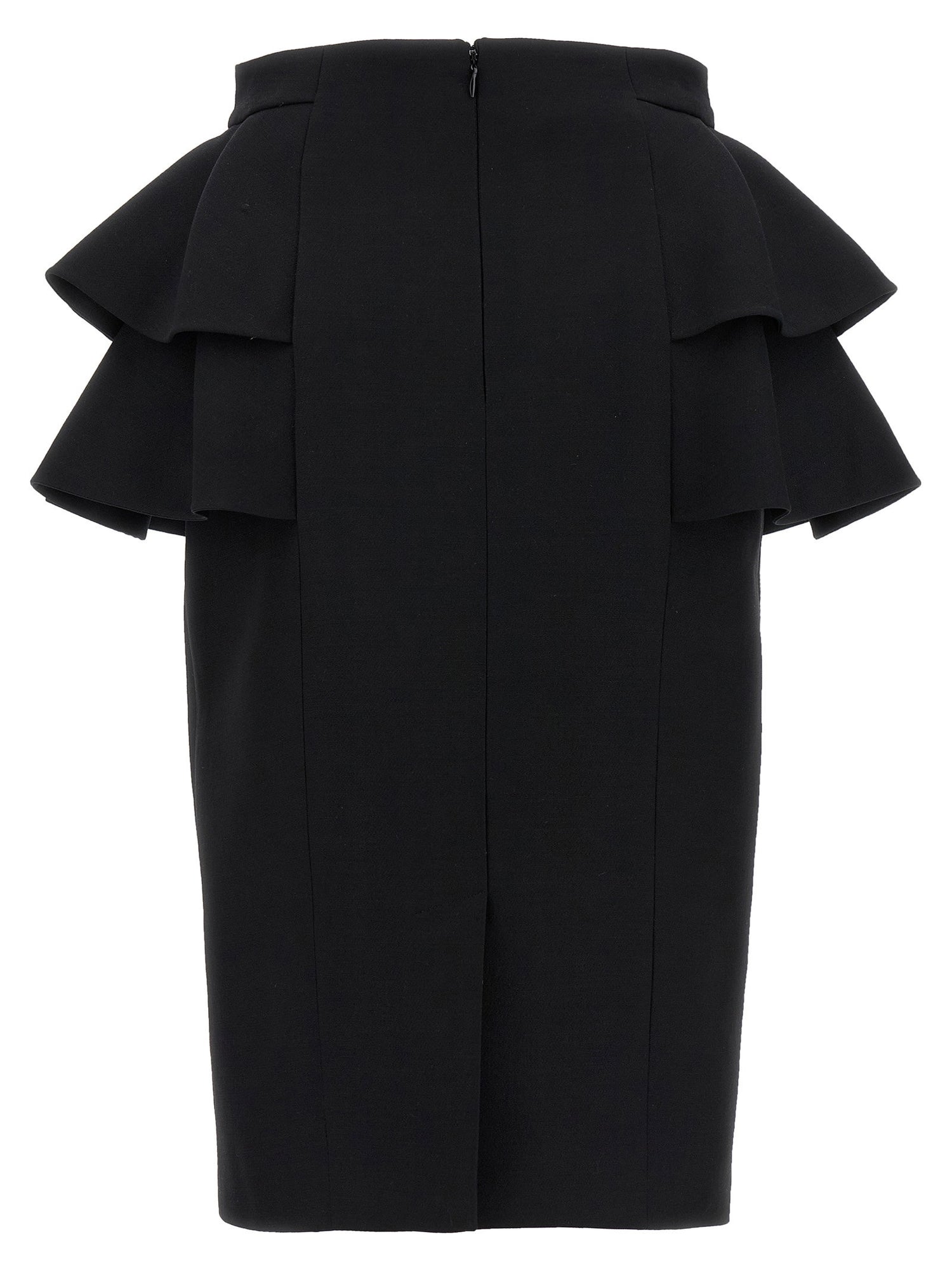 Valentino Garavani Crepe Couture Skirt Black
