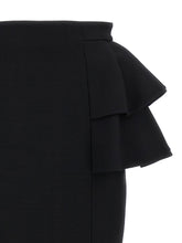 Valentino Garavani Crepe Couture Skirt Black