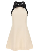Valentino Garavani Crêpe Couture Dress White/black