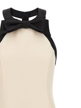 Valentino Garavani Crêpe Couture Dress White/black