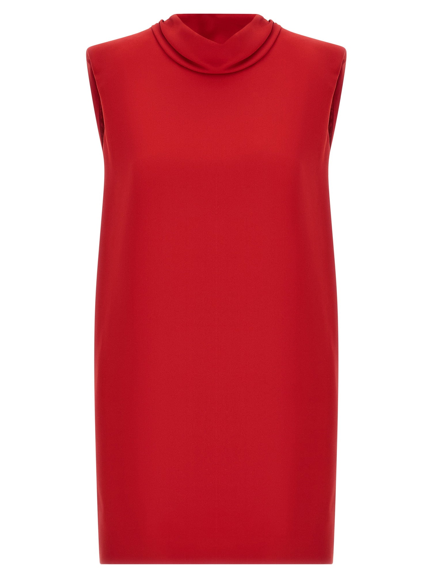 Valentino Garavani Solid Dress Red