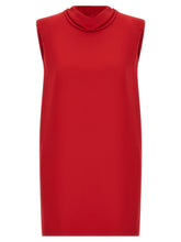 Valentino Garavani Solid Dress Red