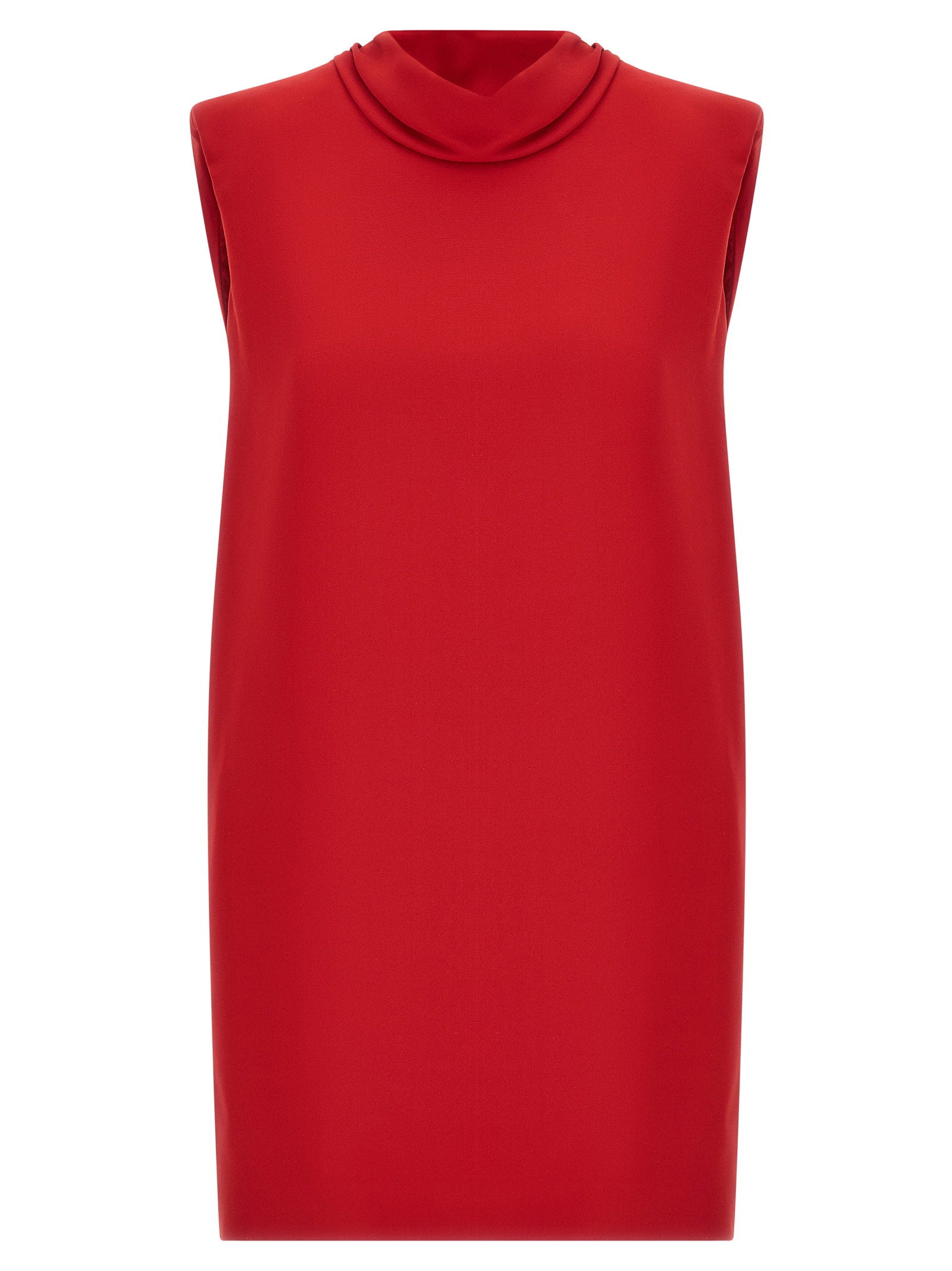 Valentino Garavani Solid Dress Red