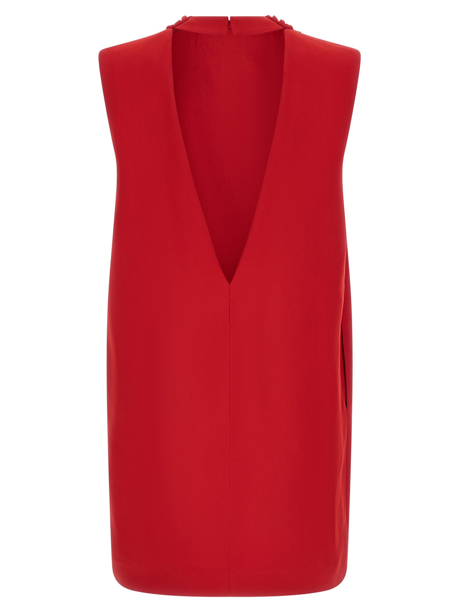 Valentino Garavani Solid Dress Red