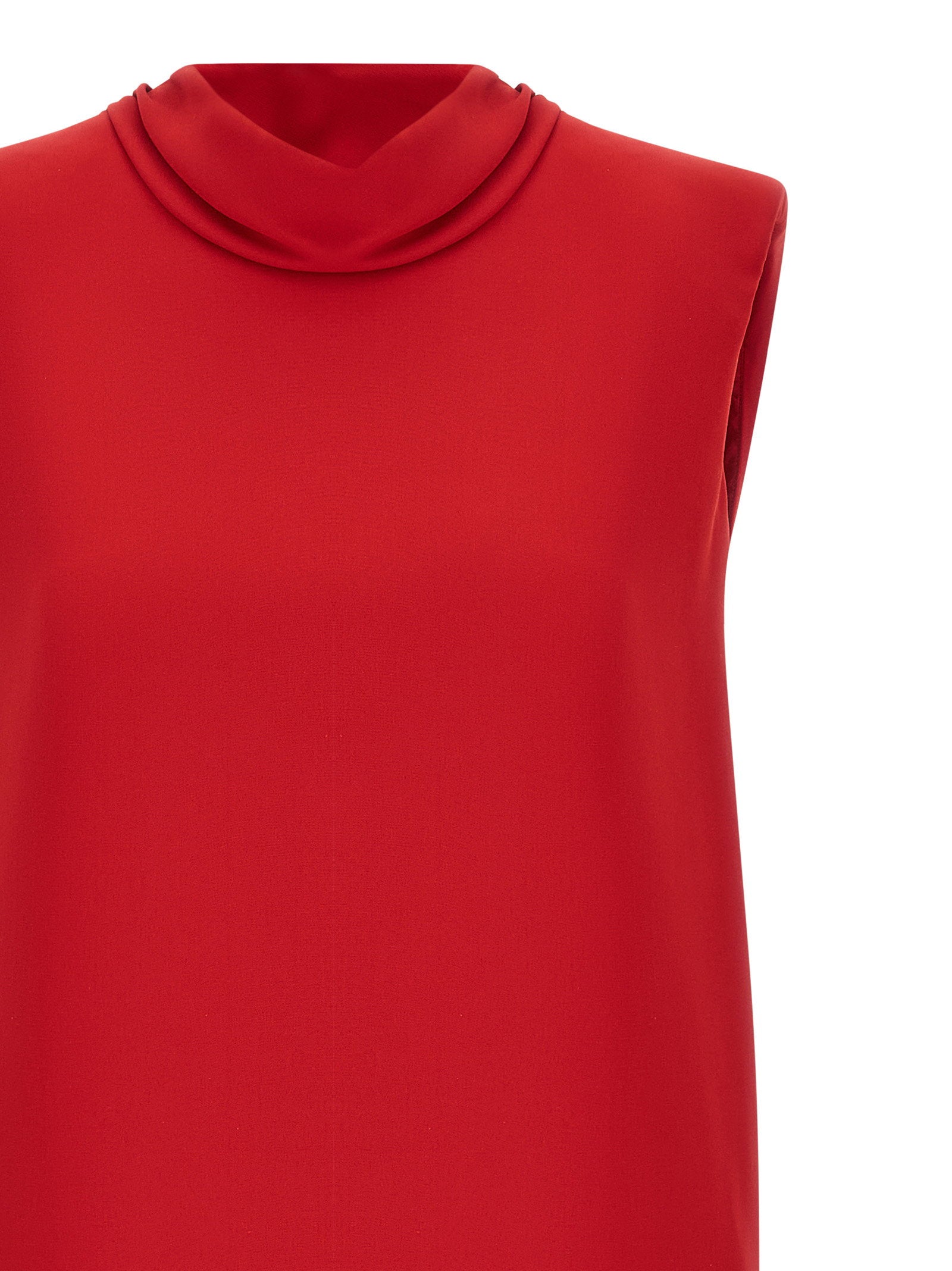 Valentino Garavani Solid Dress Red