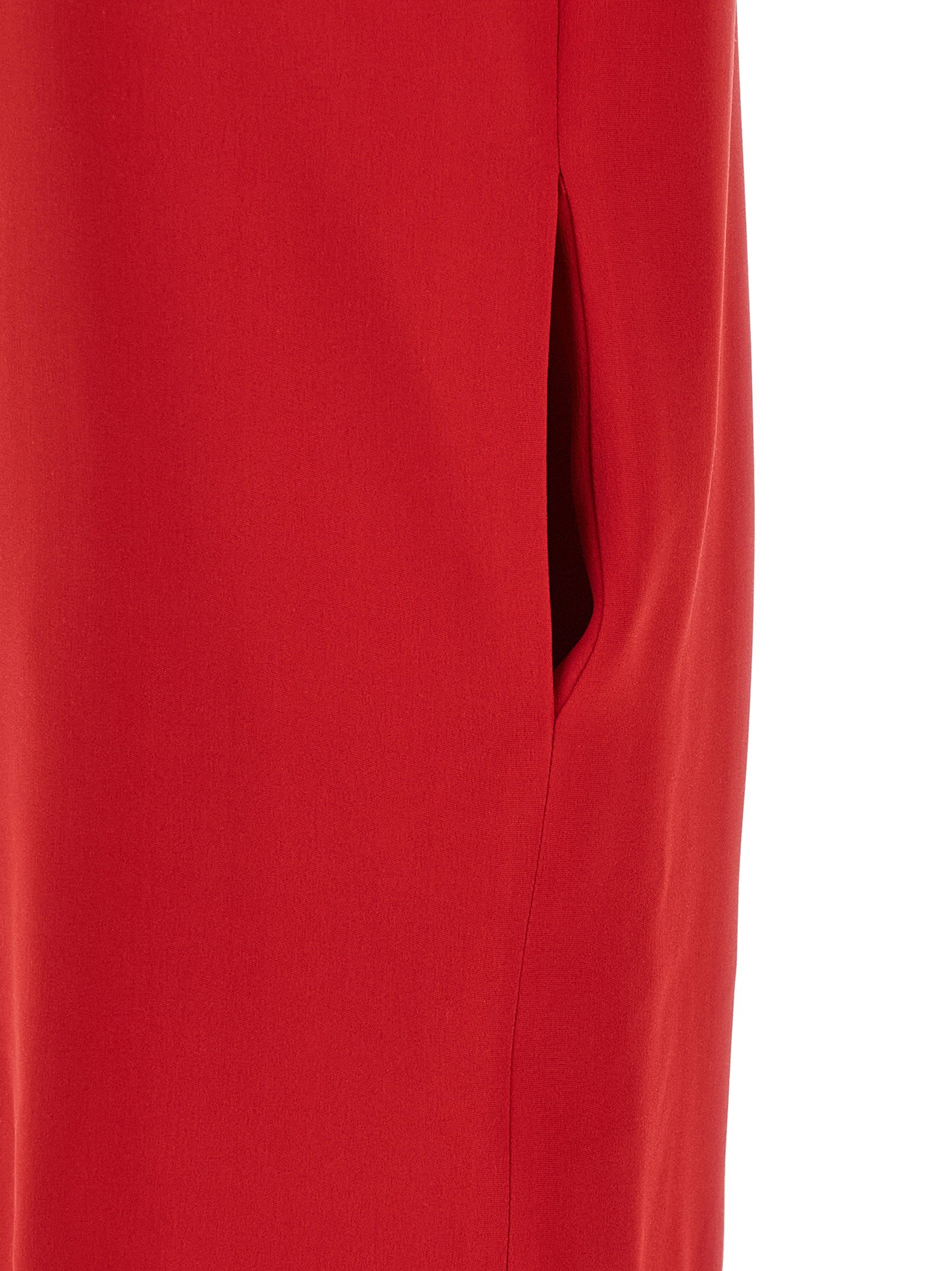 Valentino Garavani Solid Dress Red