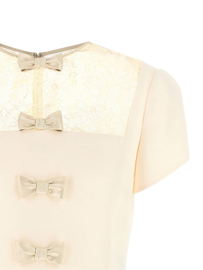 Valentino Garavani Bow Dress White