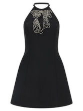 Valentino Garavani Dress With Front Embroidery Black