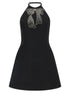 Valentino Garavani Dress With Front Embroidery Black
