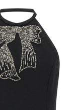 Valentino Garavani Dress With Front Embroidery Black