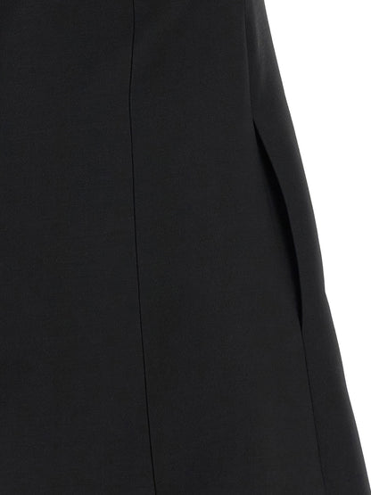 Valentino Garavani Dress With Front Embroidery Black