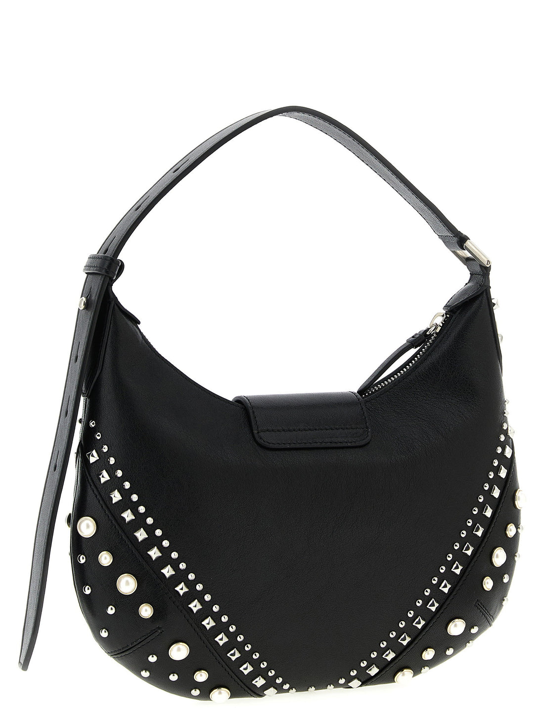 Jimmy Choo Bar Hobo Shoulder Bag White