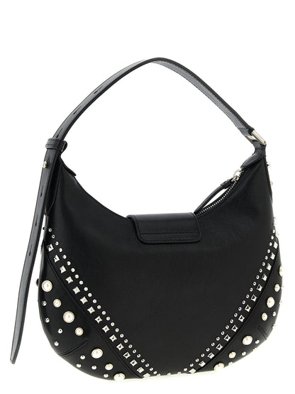 Jimmy Choo Bar Hobo Shoulder Bag White