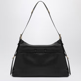 Givenchy Voyou Medium Black Leather Shoulder Bag Black
