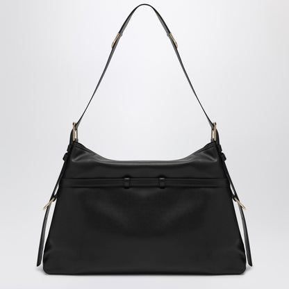 Givenchy Voyou Medium Black Leather Shoulder Bag Black