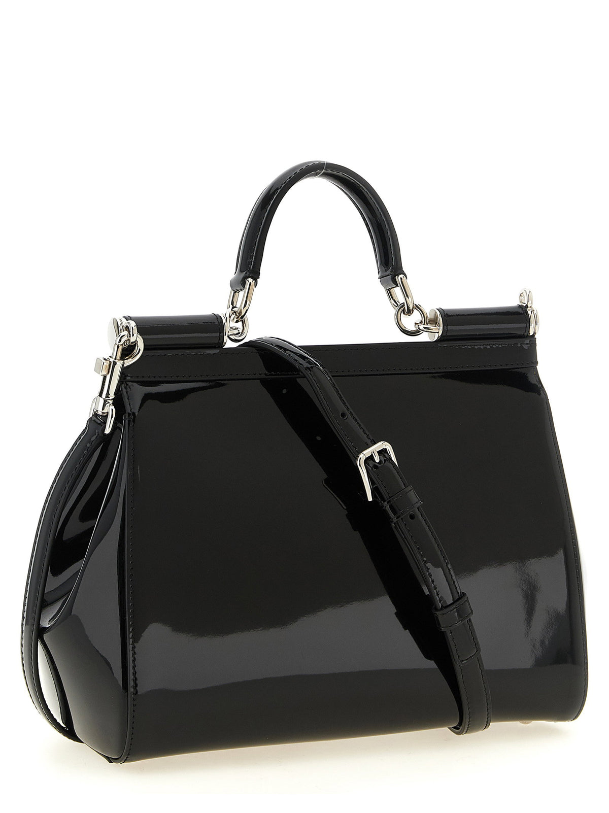 Dolce &amp; Gabbana Sicily Large Handbag Black  