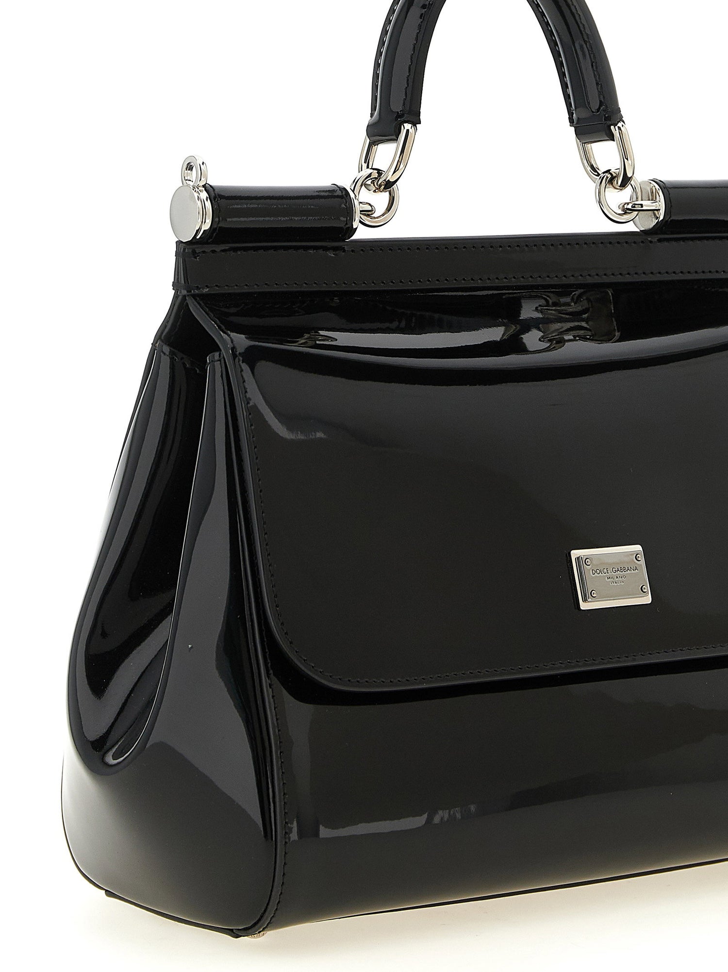 Dolce &amp; Gabbana Sicily Large Handbag Black  